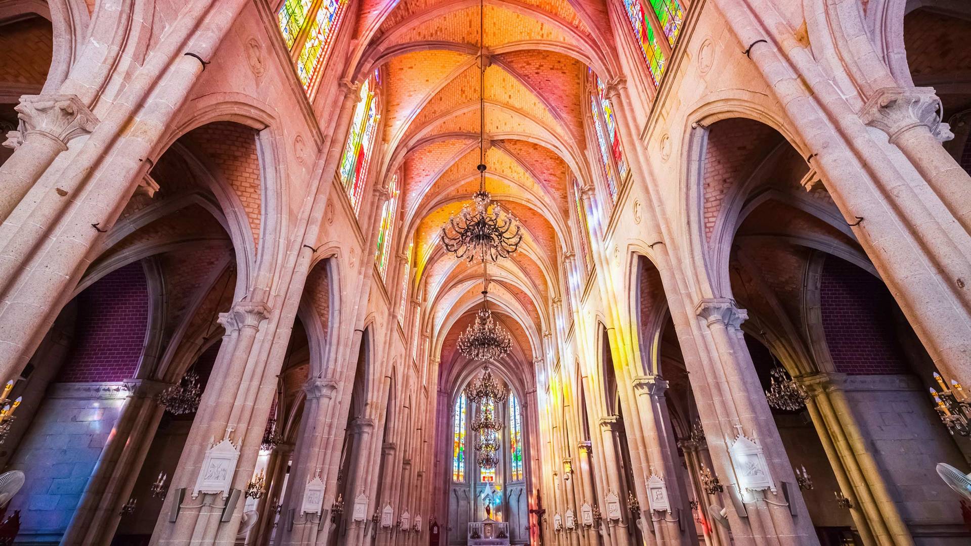 Interior of the Guanzhou Cathedral