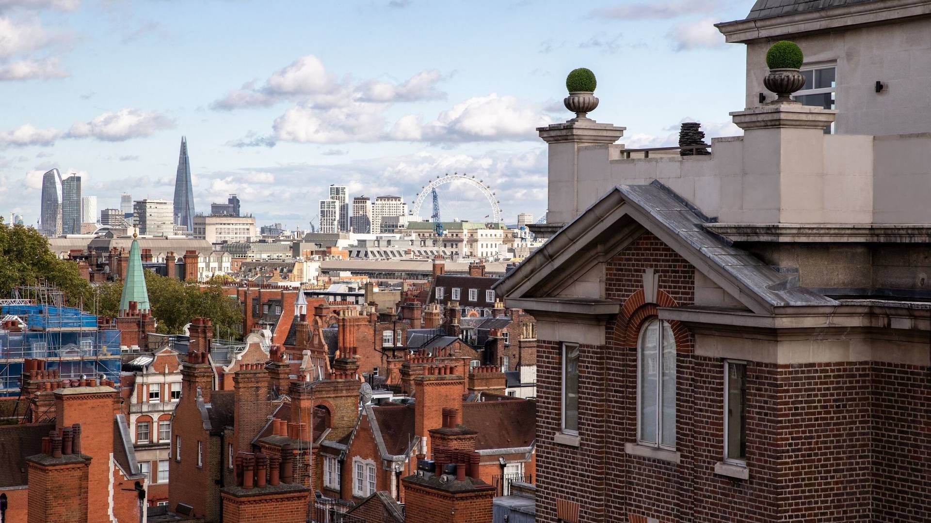 View from Grosvenor House Suites' Westminster Suite