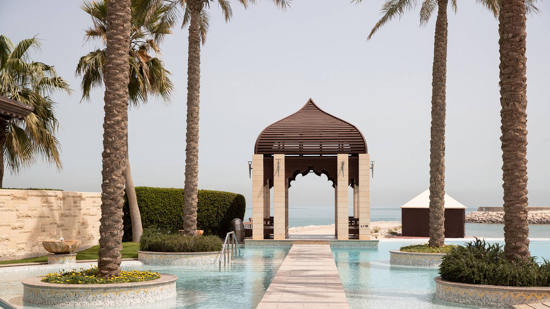 Infinity pool at Jumeirah Messilah