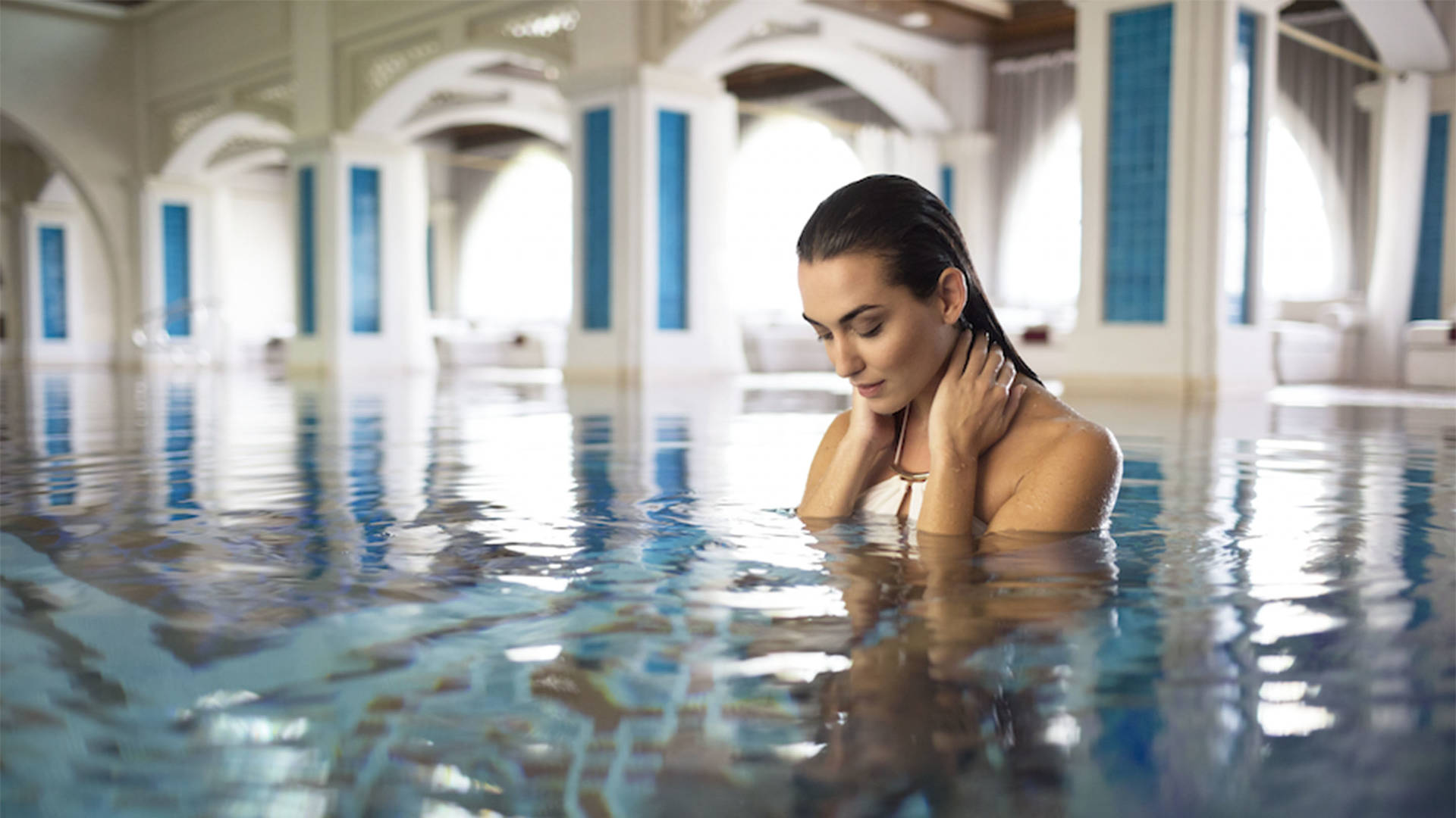 Swimming pool in a hammam