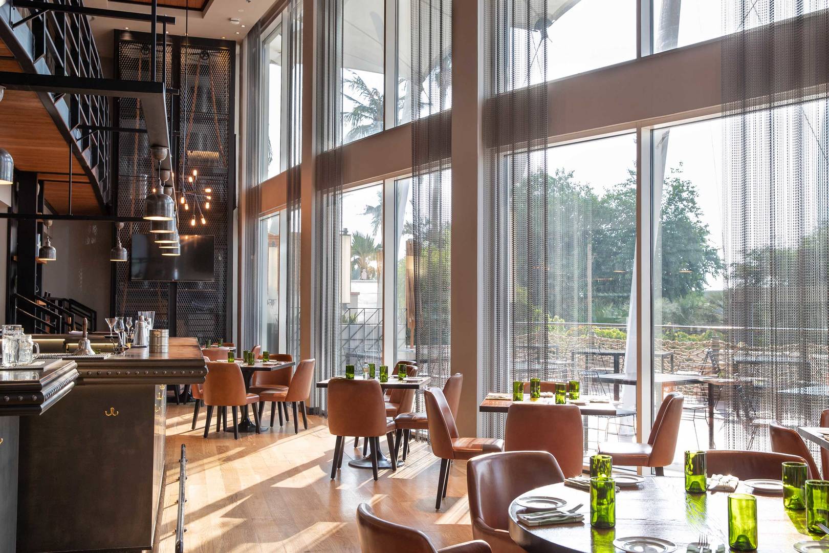 Interior of the D&A Restaurant at Jumeirah Beach Hotel