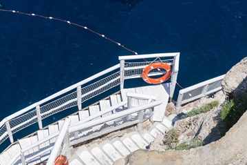 Jumeirah Capri Palace Il Riccio Dock Staircase